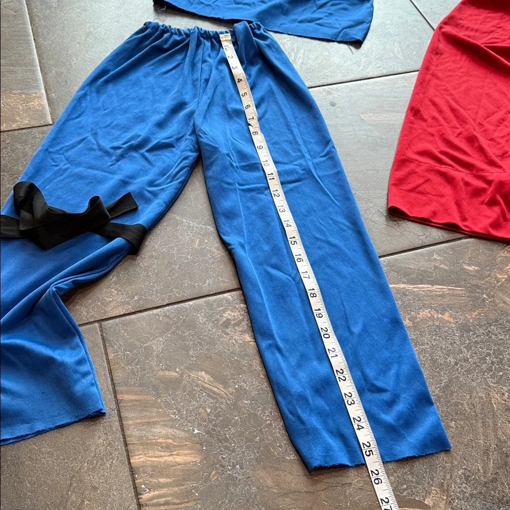 Ninja Costume Bundle W/ sword holder  Red - Medium   Blue - Small Green - Medium